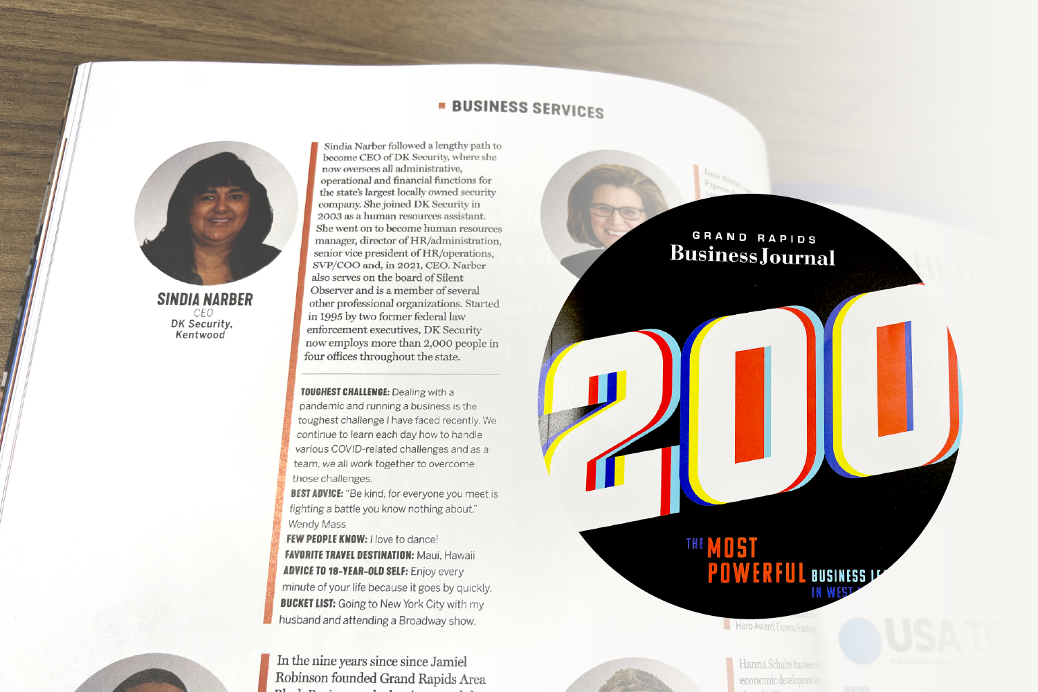 DK Security CEO Sindia Narber featured in the 2022 Grand Rapids 200